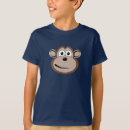 Buscar mono del dibujo animado camisetas Para niños