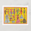 Buscar muñecas de papel postales Vintage