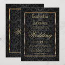 Buscar damasco dorado invitaciones Parejas