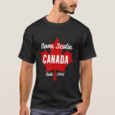 Buscar símbolo canadiense camisetas Rojo y blanco