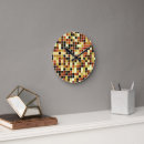 Buscar piscina relojes de pared Mosaico