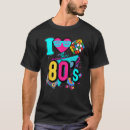 Buscar amo los años 80 camisetas Para