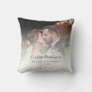 Buscar primer aniversario cojines Mr y mrs