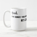 Buscar perdón tazas Divertido
