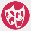 Buscar máscaras del teatro pegatinas Comedia
