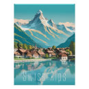 Buscar montañas suizas posters Suizo