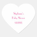 Buscar baby shower corazon pegatinas Para ella