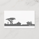 Buscar africa tarjetas de visita Paisaje
