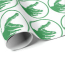 Buscar cocodrilo papel de regalo Verde