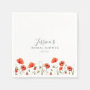 Buscar amapolas rojas servilletas Invitados