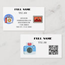 Buscar fotógrafo independiente tarjetas de visita Estudio