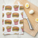 Buscar patatas paños de cocina Cheeseburger