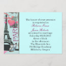 Buscar la torre eiffel boda invitaciones Invitados