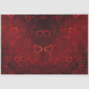 Buscar corazón rojo papel de seda Gótico