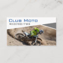 Buscar motocross tarjetas de visita Motociclista
