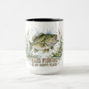 Buscar boca grande tazas Amante de la pesca