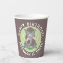 Buscar lobo papel vasos Adorable