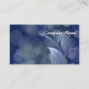 Buscar hojas azules tarjetas de visita General y unisex