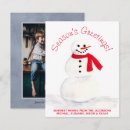 Buscar muñeco de nieve tarjetas Saludos de temporada