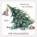 Buscar gato divertido pegatinas Amante del gato