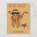 Buscar vintage miami postales Ilustracion