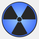 Buscar símbolo de la radiación pegatinas Nuclear