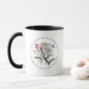 Buscar flores de la margarita tazas Azul