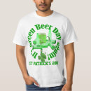 Buscar cerveza verde camisetas Irlandés