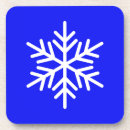 Buscar copo de nieve posavasos Blanco
