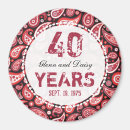 Buscar 40 aniversario imanes Aniversario de ruby