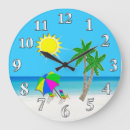 Buscar playa relojes de pared Sol