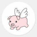 Buscar cerdo con alas pegatinas 4 º alas