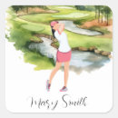 Buscar campos de golf pegatinas Golfista