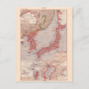 Buscar mapa de japón postales Vintage