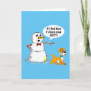 Buscar chistes de la nieve tarjetas General y unisex