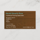 Buscar maderero tarjetas de visita Madera