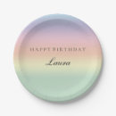 Buscar en colores pastel papel platos Nombre
