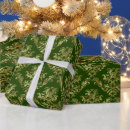 Buscar venados papel de regalo Oro