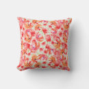 Buscar naranja rojo cojines Floral