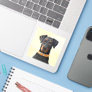 Buscar pinscher del doberman pegatinas Dobermann