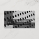 Buscar perforado tarjetas de visita Metalizado