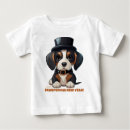 Buscar día de fiesta bebe camisetas Rojo