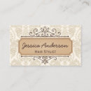 Buscar modelo retro tarjetas de visita Estilista