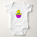 Buscar pollo amarillo bebe ropa 7 º morada