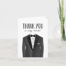 Buscar tuxedo tarjetas Novio
