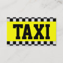 Buscar taxi negro tarjetas de visita Chofer