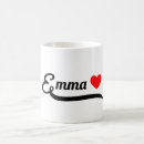 Buscar nombre de emma tazas Corazón