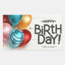 Buscar hermano rectangulares pegatinas Cumpleaños