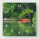 Buscar barco relojes de pared Lago