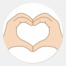 Buscar corazones y manos pegatinas Parejas
